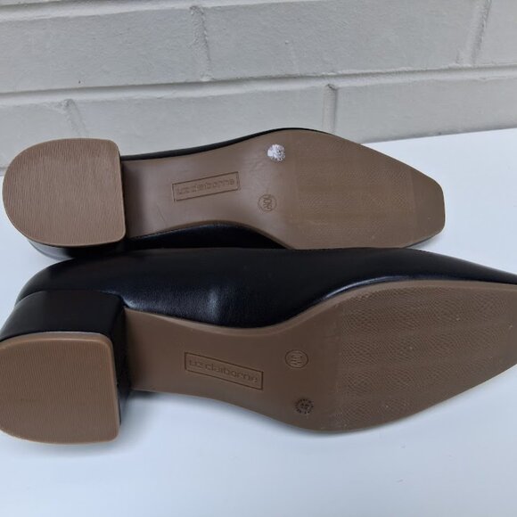 Women fashion Black low Heel Shoe's - Picture 8 of 9